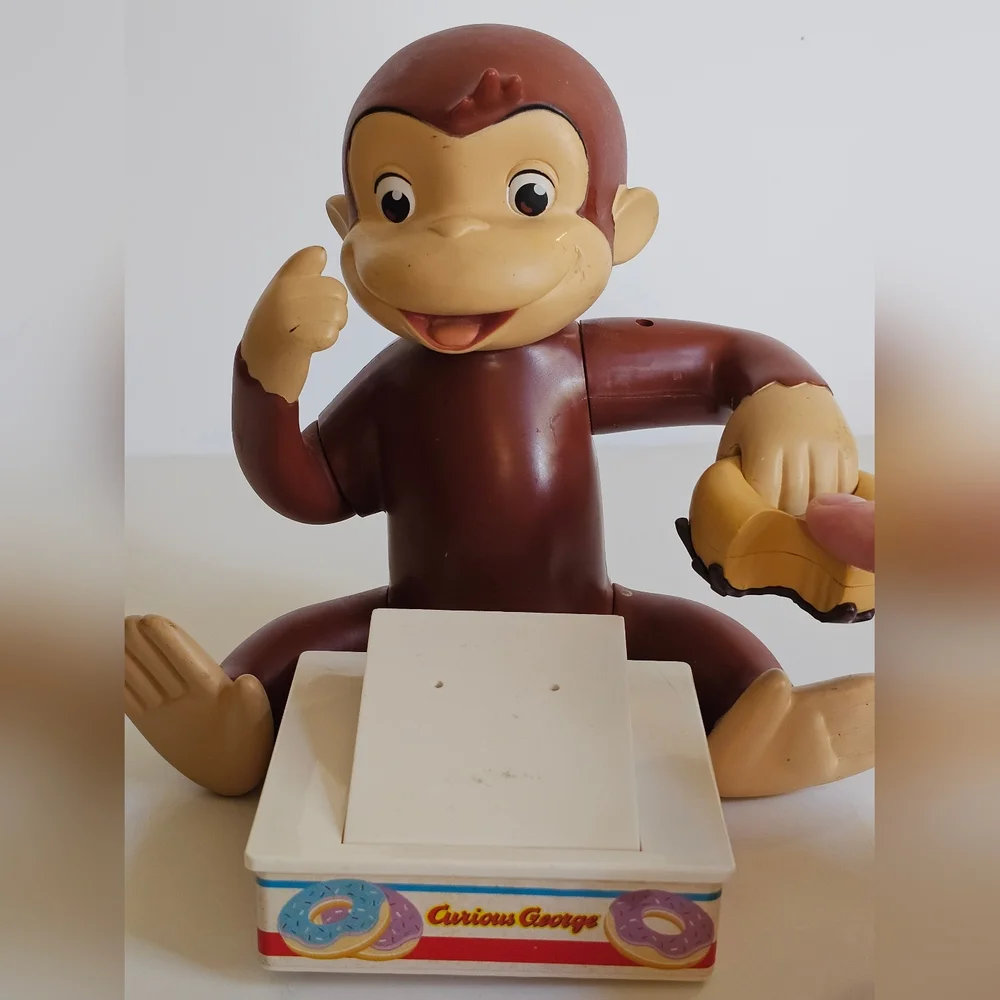 RARE Curious George PBS Kids Educational Toy 2006 (Incomplete)